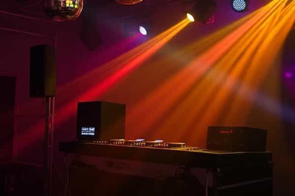 Small sized disco setup
